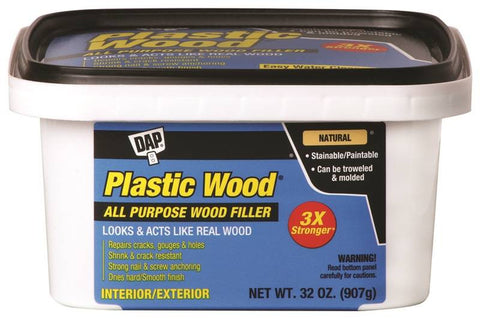 Filler Wood Plastic Nat 32oz
