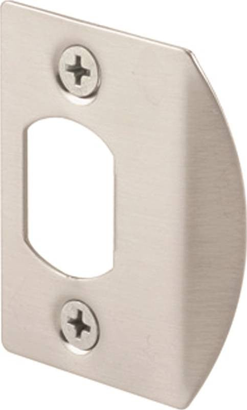 Door Strike Plate Satin Nickel