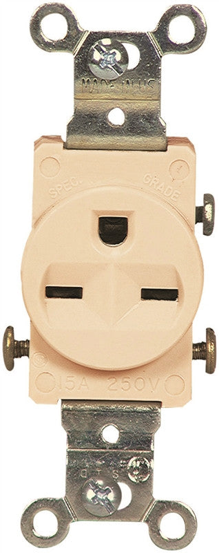 Receptacle 15a 250v Ivry 2pole