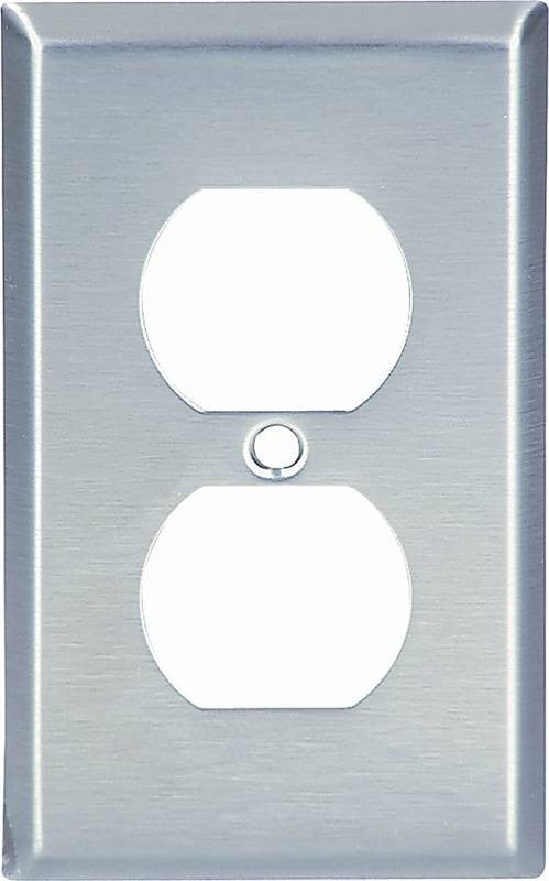 Wallplate 1 Gang Dpx Ss 1-pk