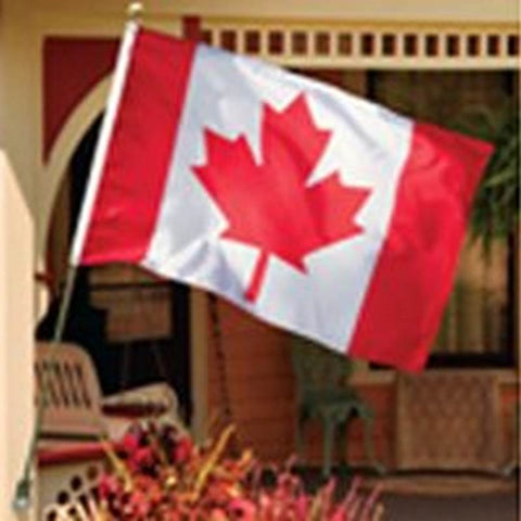 Flag Canada Poly Stl Pole 3x5