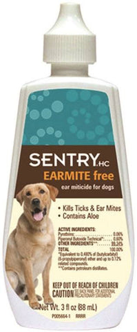 3oz Sentry Ear Miticide Dog