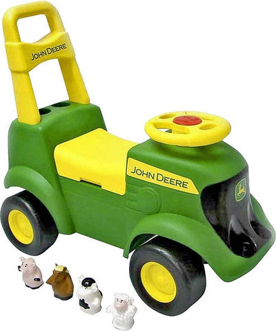 Toy Ride On Trctr Jd Sit&scoot