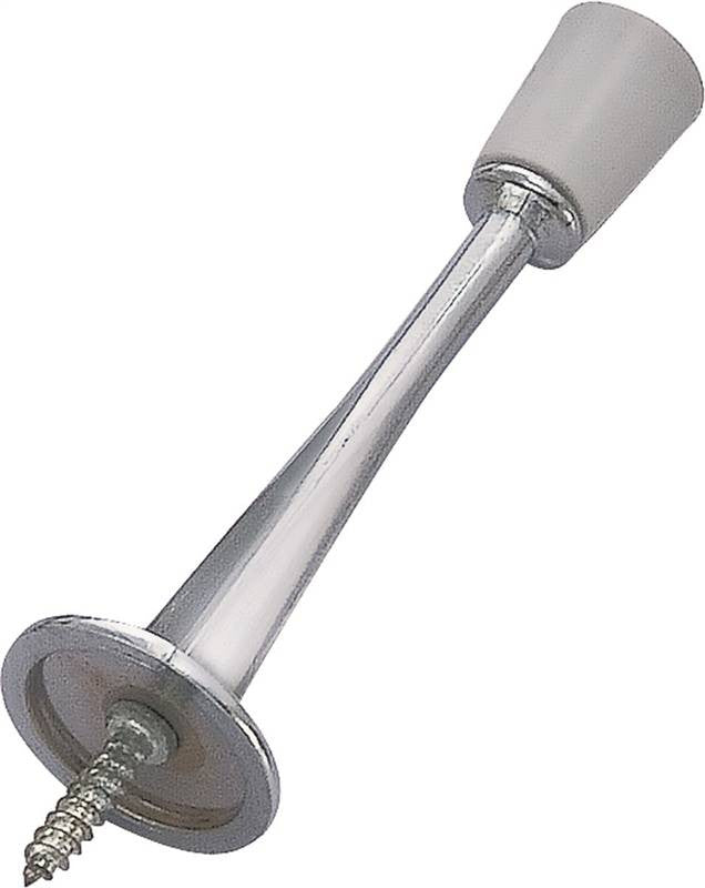 Door Stop Rigid 3-1-8in Chrome