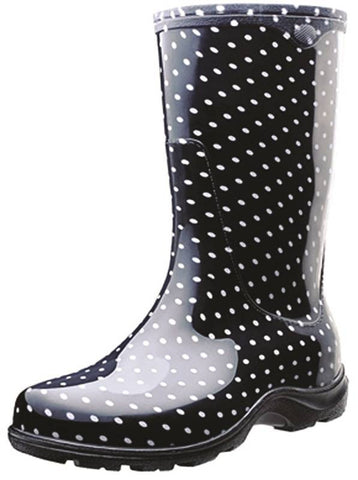 Boot Rain-gard Women Blk Sz 10