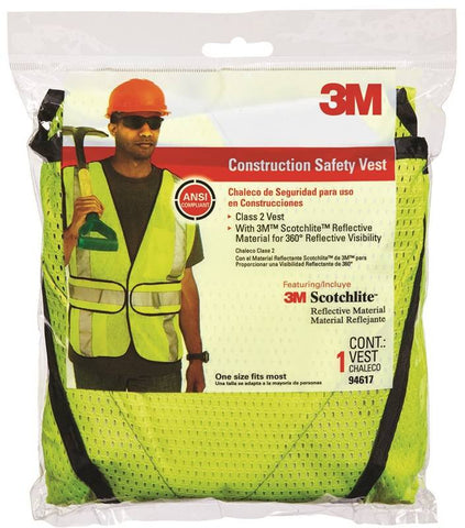 Vest Safety Class 2 Hi-viz Yel