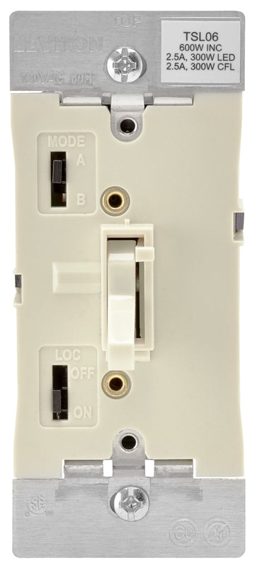 Dimmer Toggle Slide Almond