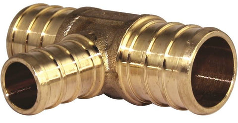 Tee Brass Pex 3-4 X 3-4 X 1-2