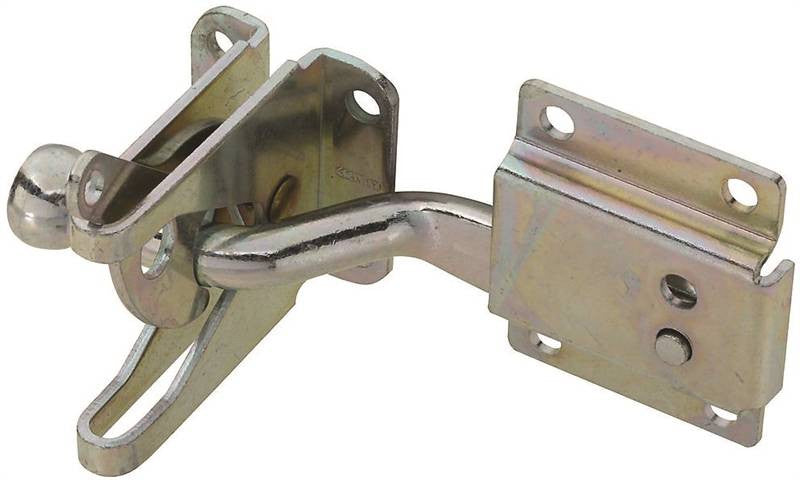 Latch Gate Autoadjust Stl Zinc