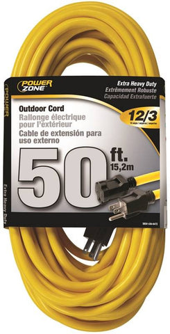 Cord Ext Outdoor 12-3x50ft Yel