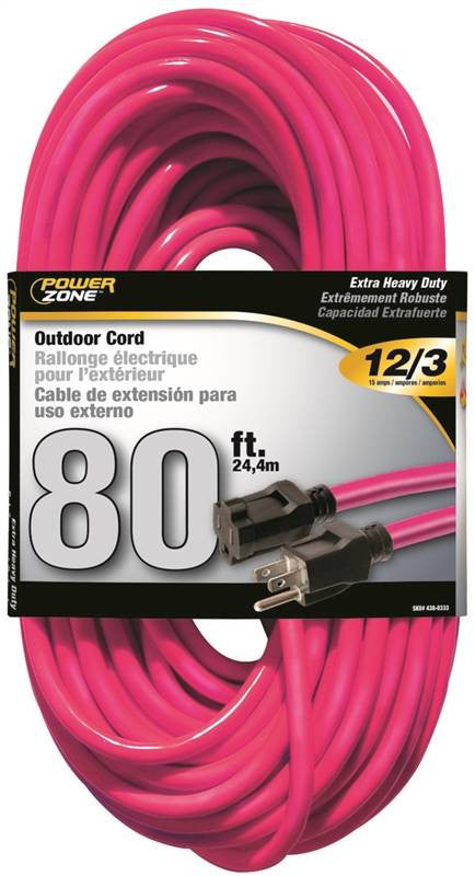 Cord Ext Otdr 12-3x80ft Neopnk