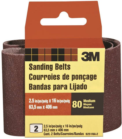 2-1-2x16 Med Sanding Belt