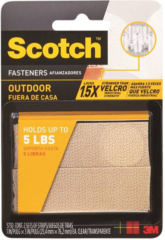 Fastener Outdoor 1x3 In Clear