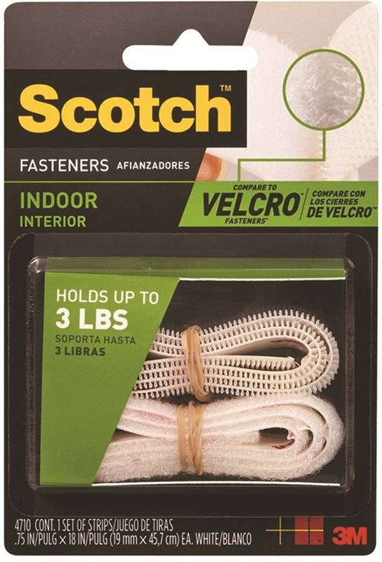 Fastener Indoor 3-4x18in White