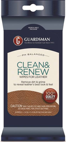 Cleaner Leather Wipes 20 Ct
