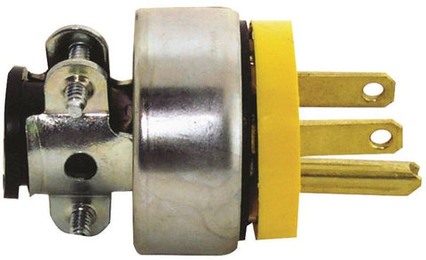 15a Yel Armored 3wire Plug