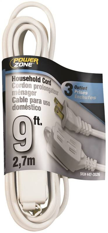 Cord Ext Indr 16-2sptx9ft Wht