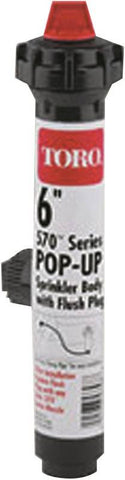 6" Pop-up Body W-flush Plug