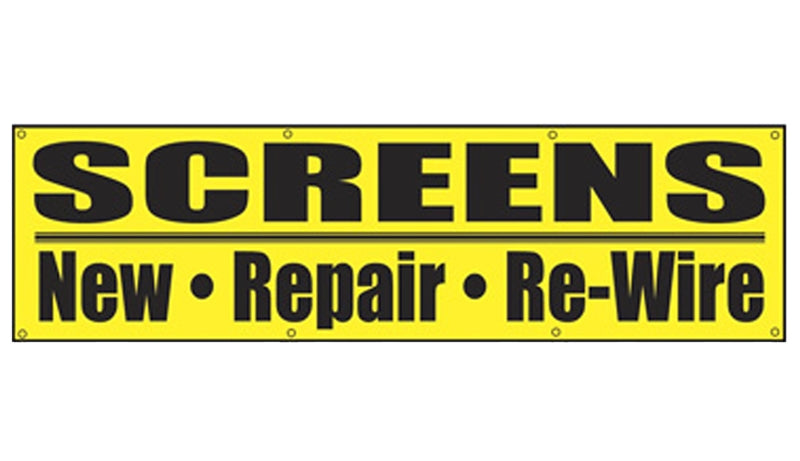 Banner Repair Window-screens