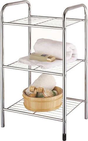 Bath Shelves Pol Chrm 3-shelf
