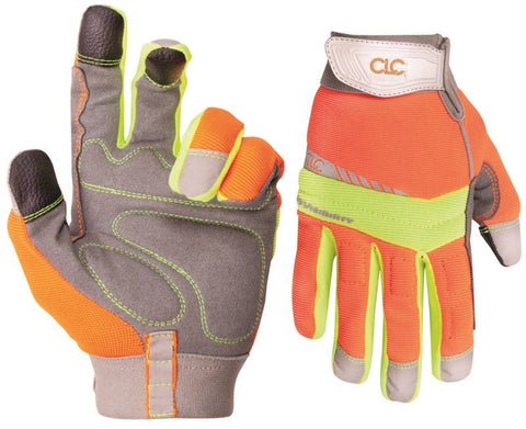 Glove Hi-visibility Lthr Med