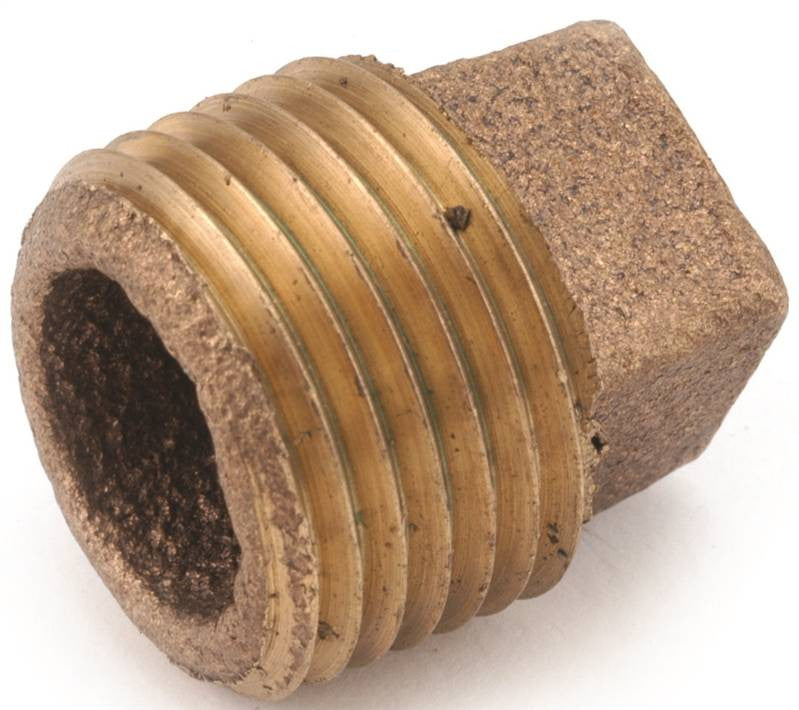 Plug Cored Brass 1-2 In