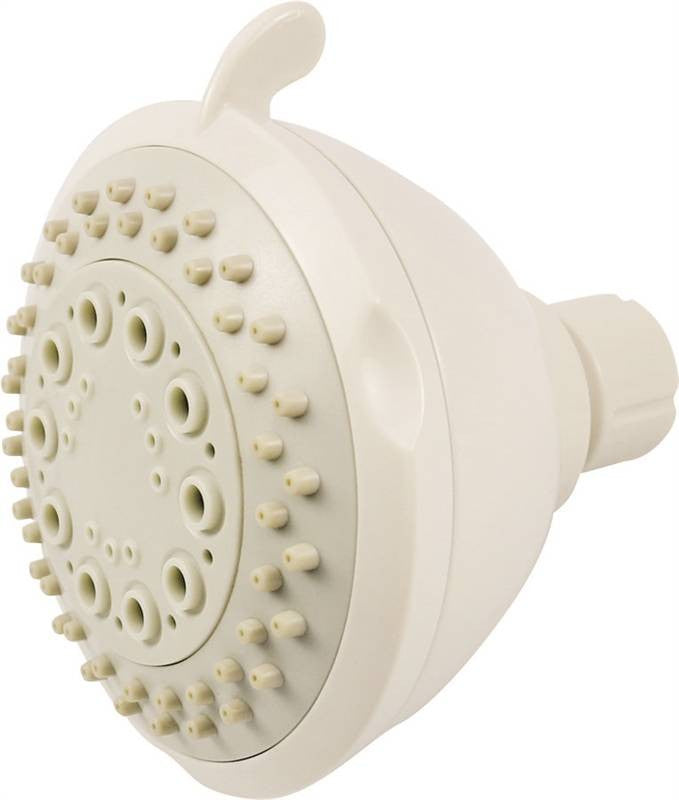 Showerhead Fixmount 3-set Wht