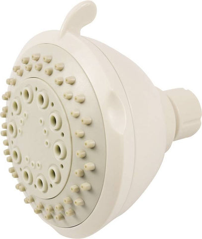 Showerhead Fixmount 3-set Wht