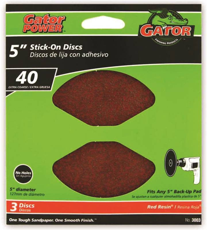 5in 40grit Psa Disc 3pk