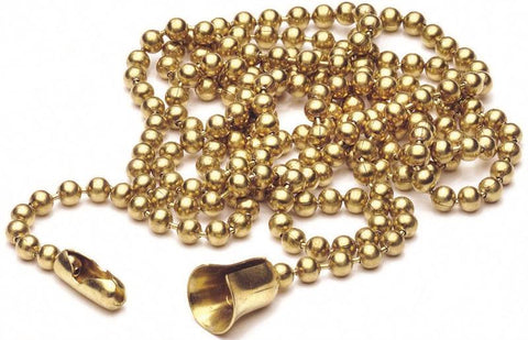 Chain Bead No6 3ft Brass Bg