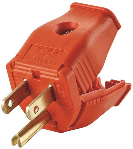 Hinged Plug 15a Orange