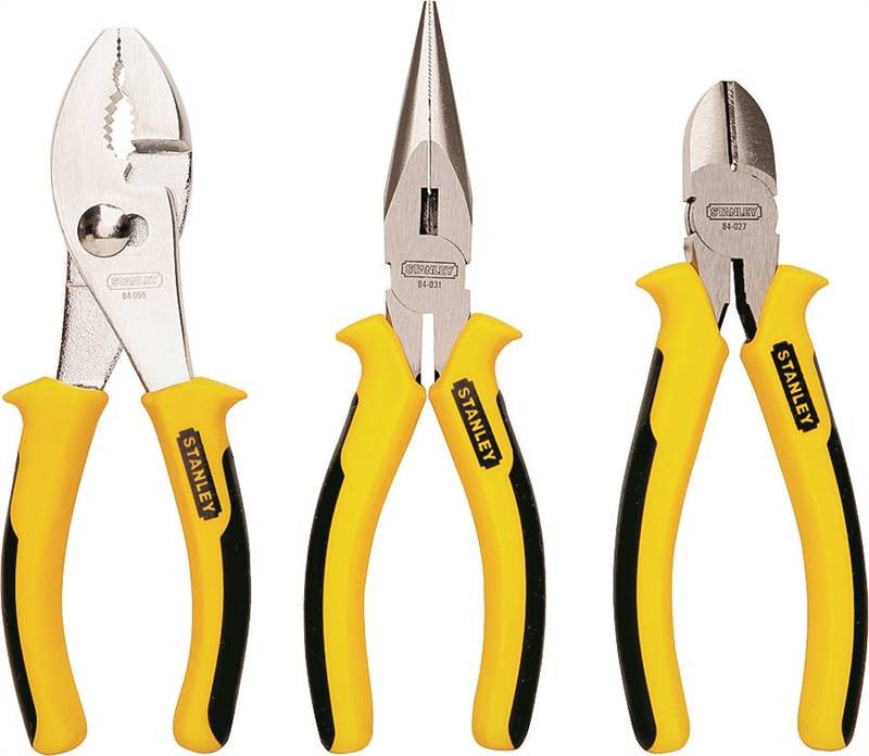 Plier Set 6-6-6in 3 Pc Bi-mat