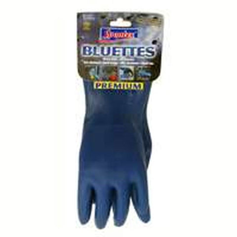 Glove Rubbr Bluettes Xlarge