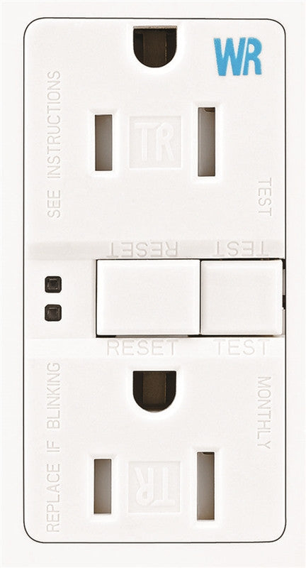 Rcpt Dplx Gfci Twr St 15amp Wh