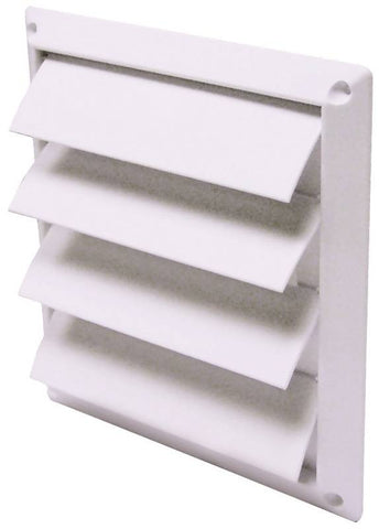 Hood Vent Louver Plst 6in Wht