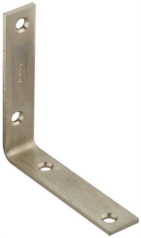 Brace Corner Stl 4x7-8in Znc