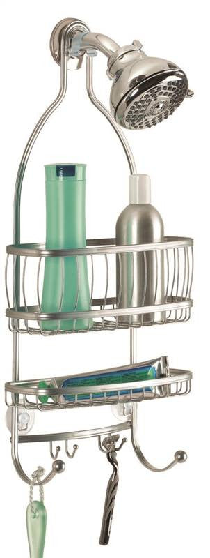 Shower Caddy 10x4x22in Silver