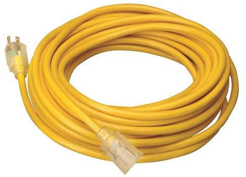 Cord Ext Otdr Lt 12-3x25ft Yel