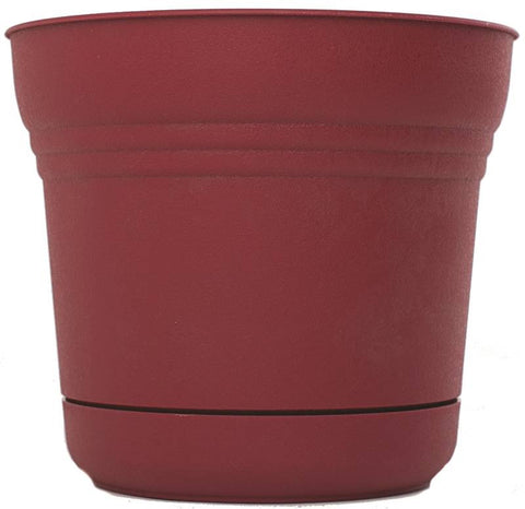Planter 10in Union Red Saturn