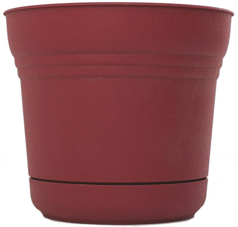 Planter 14in Union Red Saturn