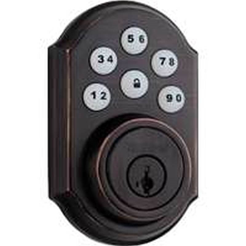 Smart Code Deadbolt Ven Bronze