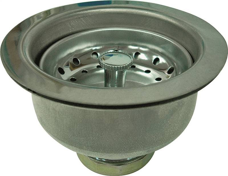 Sink Strainer Dbl Cup Ss