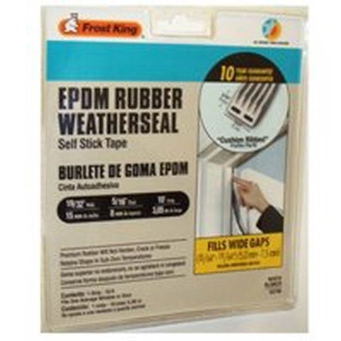 Weatherstrip Epdm Adh 10ft Gry