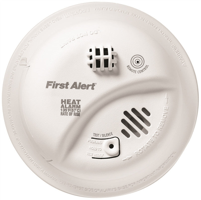 Alarm Heat Ac Wired 9v Backup