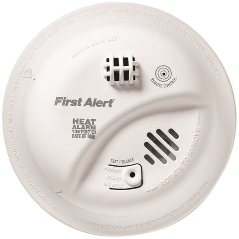 Alarm Heat Ac Wired 9v Backup
