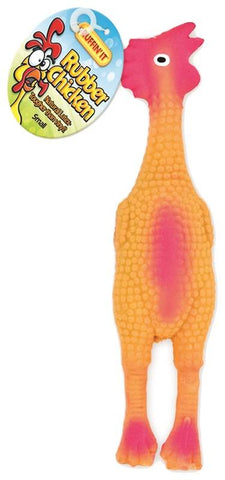 Toy Pet Rubber Chicken Small