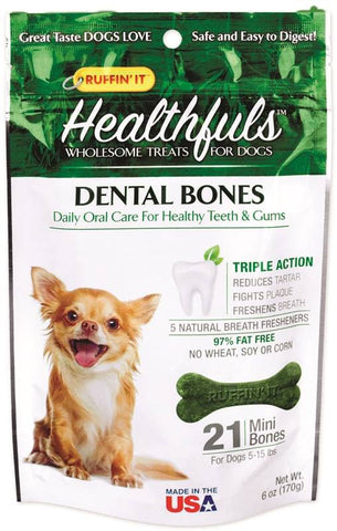 Treat Dental Bones Green Mini