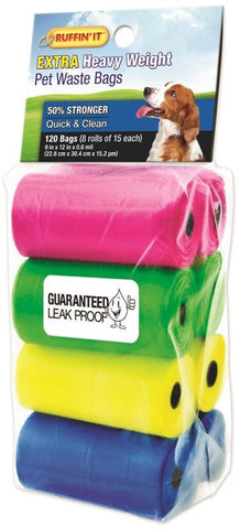Bag Dog Waste Color Asst 120ct