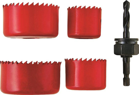 5pc Hole Saw Set 1-1-4"-2-1-8"