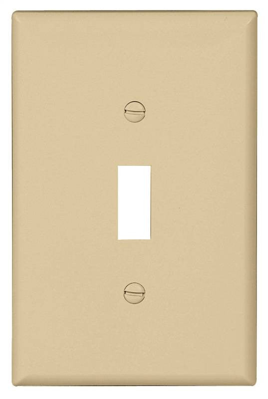 Wall Plate 1 Gng Tgl Mid Ivory